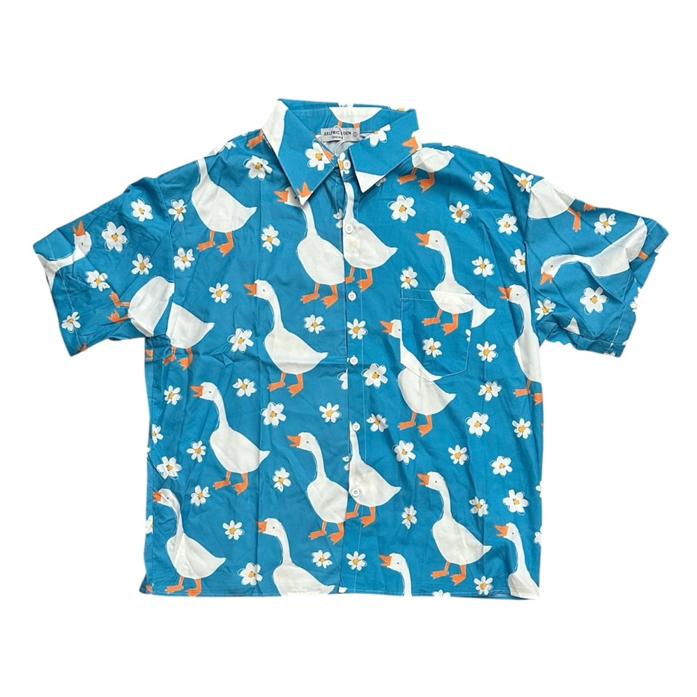 aelfric eden duck button up